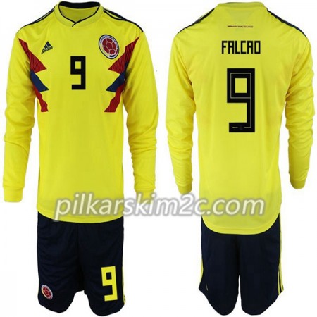 Koszulka Kolumbia Falcao 9 Dziecięca Główna Mistrzostwa Świata 2018 - Koszulki Piłkarskie(L/S)